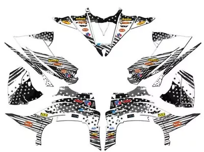 2014-2020 (YFZ 450R) Yfz 450 MERICA Grey Senge Graphics Kit Compatible • $203.49