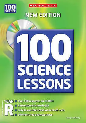 100 Science Lessons For Year Reception With CD-Rom Beasley Georgie New Book • £11.40