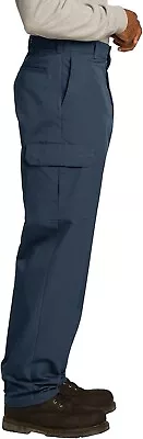 ✅ Red Kap Mens Industrial Mechanic Warehouse Work Cargo Pants Navy 36x32 PT88NVO • $27.99