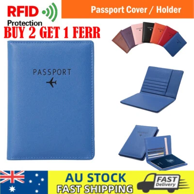 $14.79 • Buy Rfid Passport Holder Travel Wallet Accessories Passport Purse Card New