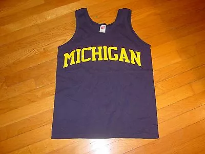 MICHIGAN WOLVERINES  Sleeveless Muscle Shirt    T-Shirt Sz...  Womens LARGE  • $15.98