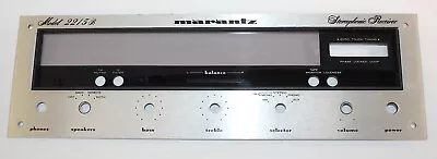 Vintage Marantz 2215B Stereo Receiver Faceplate • Looks Excellent • $119.99