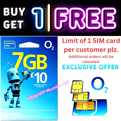 NEW OFFICIAL O2 PAY AS YOU GO Mobile Phones SIM CARD Data UNLIMITED CALLS &TEXT • £0.99