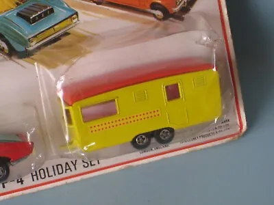 Matchbox Two Pack Caravan With Dots Labels RARE TP-4 Holiday Set Twin Superfast • $118.23