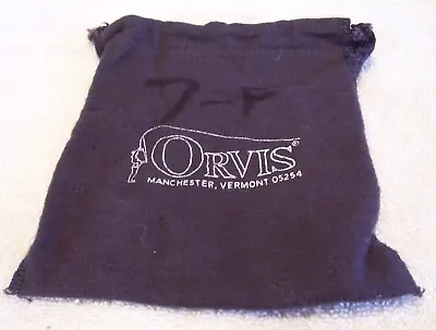 11123 Orvis Fly Reel Pouch Dark Brown  Approx 6  X 5  Marked • $8.10