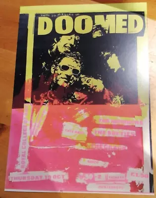 A4 The Doomed Damned Art Heavy Weight Repro Poster Punk Vanian Scabies Sensible • £1.99