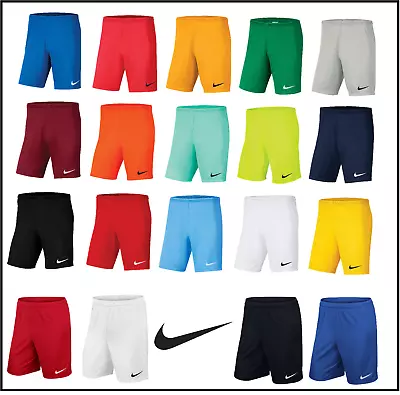 Nike Mens Shorts Football Dri-Fit Park Gym Training Sports Running Short SM L XL • £12.98