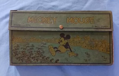 Vintage Anitique 1930s Disney Mickey Mouse Dixon Pencil Box • $4.95