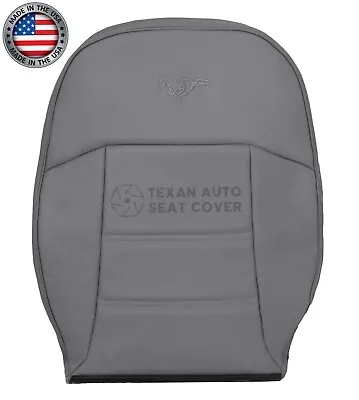 1999 To 2004 Ford Mustang V6 Base Passenger Lean Back Leather Seat Cover Gray • $189.99