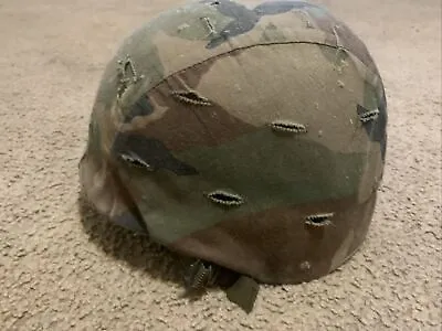 PAGST DEVILS LAKE US MILITARY WITH KEVLAR COMBAT HELMET Size SMALL S-2 Cover • $99.99