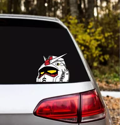 Gundam RX78 Peeker Peeking Window Vinyl Decal Anime Mobile Suit Stickers • $3.25