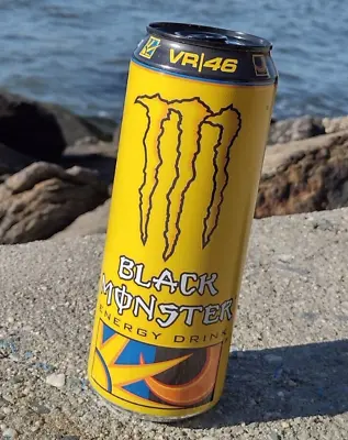 Rare! Black Monster Energy Drink Vr46 The Doctor Valentino Rossi! (1x) Full Can • $44.99