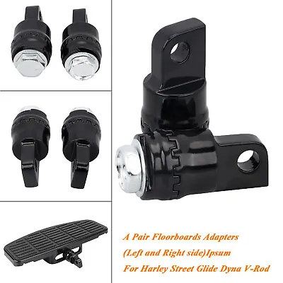 $14.98 • Buy Floorboard Footboard Connection Adapters For Harley Dyna Switchback FLD FXDC