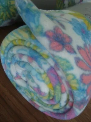 $15.95 • Buy Ikea Blanket BARBRO Cozy Throw Blanket Soft Fleece Floral Garden 47 X 71    NEW