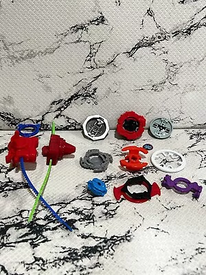 Vintage Beyblade Lot Metal Takara Tomy Hasbro Replacement Parts +2 Launchers • $9.99