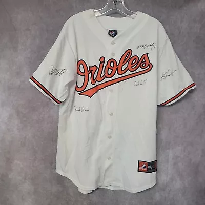 Autographed Majestic Baltimore Orioles Brian Roberts 1 Jersey Mens L • $34.99