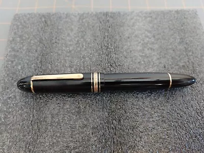 Montblanc Meisterstuck 149 18C 4810 Black Fountain Pen Chunky • $499.99