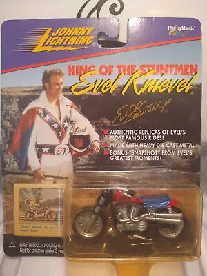 VINTAGE EVEL KNIEVEL STUNT CYCLE KING EVIL 1:64 DIECAST 1970s MOTORCYCLE LE TOYS • $6.50