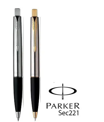 £12.99 • Buy Parker Frontier Stainless Steel Ball Pen - Chrome & Gold With Free Gift Box