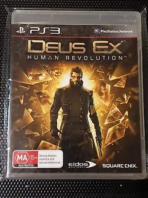 Deus Ex: Human Revolution PS3 Includes Manual  • $7