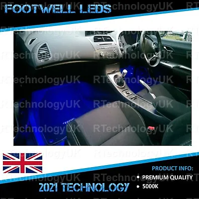 £5.99 • Buy PREMIUM BLUE FOOTWELL LEDS BULBS LIGHT For FORD MONDEO MK3 2000-2007