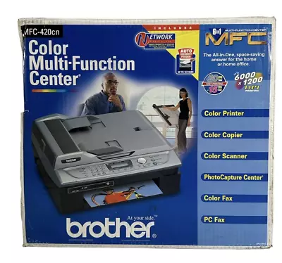 Brother MFC-420cn All-in-One Color Multi-Function Center Printer / Fax / Copier • $149.90