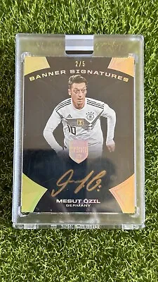 2018 Eminence MESUT OZIL Banner Signatures On Card Auto GOLD #2/5 Germany • $659.99