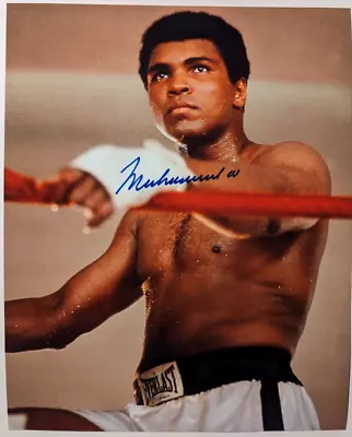 Muhammad Ali Signed Autographed 8X10 Photo Ring Pose W/COA • $245