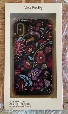 Vera Bradley Hybrid Case For IPhone Xs/X Foxwood  Floral NWT • $9