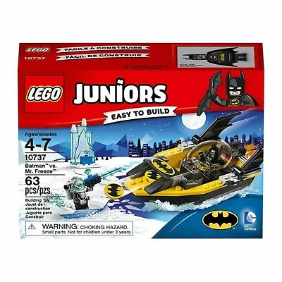 £13.99 • Buy Lego 10737 Juniors Batman Vs. Mr. Freeze Construction Toys Marks On Box
