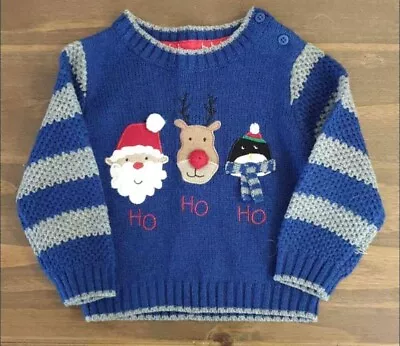 Size 6-9 Months Boys Christmas Jumper • £2