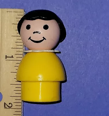 RARE Vintage Fisher Price Little People McDonald's Yellow Girl With Black Hair • $7.99