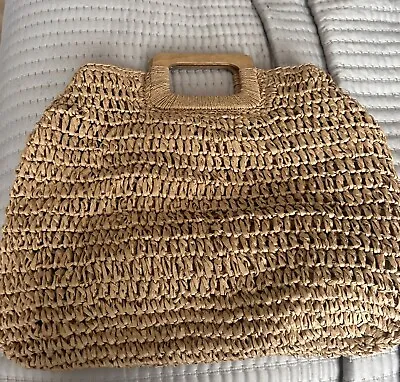 Brand New Phase Eight Mara Raffia Natural Bag • £25.99