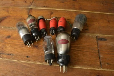 £39 • Buy 8 Valves For  Radios, Radiograms, MARCONI , MULLARD Etc. Condition Unknown