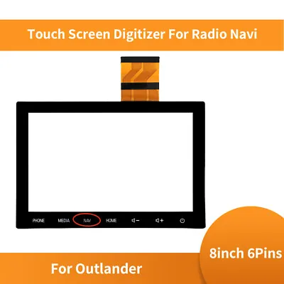 8  NAV Touch Screen Digitizer For Mitsubishi Outlander Navigation Radio 19-22 • $29.99