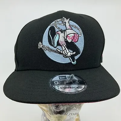 EUC New Era 9Fifty Marvel Comics Spider-Gwen Adjustable Snapback Cap Hat Black • $29.95