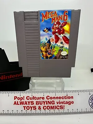 1994 Nintendo NES Mega Man 6 Game Inv-0787 • $74.95