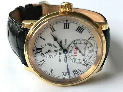 Ulysse Nardin Marine Chronometer 18K Gold Watch 38mm Limited Edition. • £8900