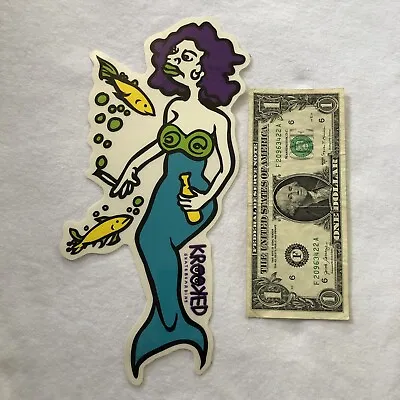 Vintage 10” Krooked Mermaid Sticker Decal • $16.95