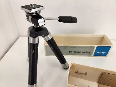 Vintage Vivitar Camera Tripod Model 12 #65-4009 • $19.99