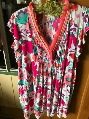 $21 • Buy Hatley Size XL (16) Brightly Coloured Summer Dress