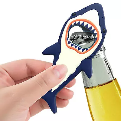 Shark Beer Bottle Opener Magnet 3d Cute Cartoon Animal Magnet Fridge Beer Opener • $8.08