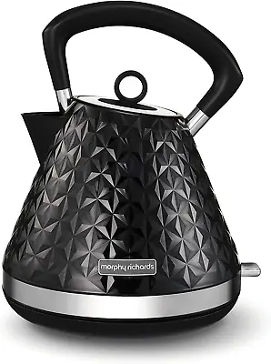 £62.69 • Buy Morphy Richards Vector Pyramid Kettle 108131 Traditional Black 