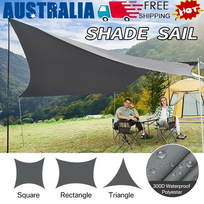 $18.05 • Buy Extra Heavy Duty Sun Shade Sail Outdoor Waterproof Canopy Awning Shade Cloth AU