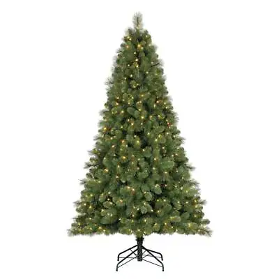 Home Heritage 9 Ft Artificial Pine Christmas Tree Prelit Lights (For Parts) • $112.73