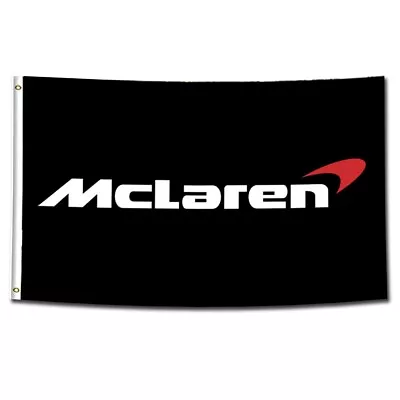 McLaren Racing Car Flags 3x5 FT Racing Car Show Banners 4 Garage Wall Decor NEW • $12.97