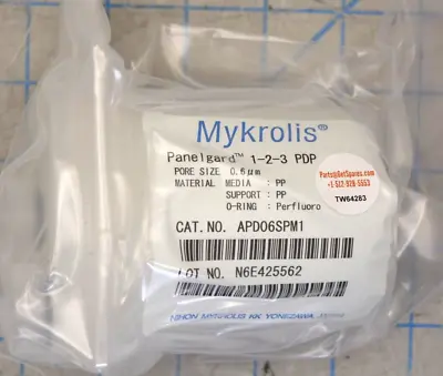 Apd06spm1 / Panelgard 1-2-3 Pdp Pore Size 0.6 / Mykrolis • $245.68