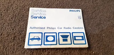 $99 • Buy Phillips Radio Warranty Book 1979 Ford Xc Xd Gt Gs Esp Vb Hz Monaro Sl/e LE  K11