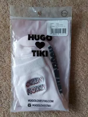 *hugo Loves Tiki* Girls Cheeky Monkey Socks  2-4 Yrs Brand New In Packet • £2.99