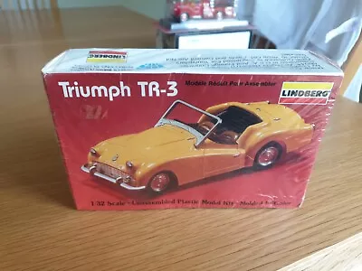 Lindberg Triumph TR-3 Plastic Model Kit - Rare And Unopened 1/32 Scale • £25